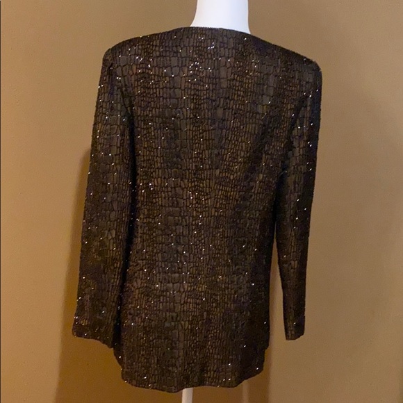 Naeem Khan Hand Beaded Jacket - Picture 2 of 6